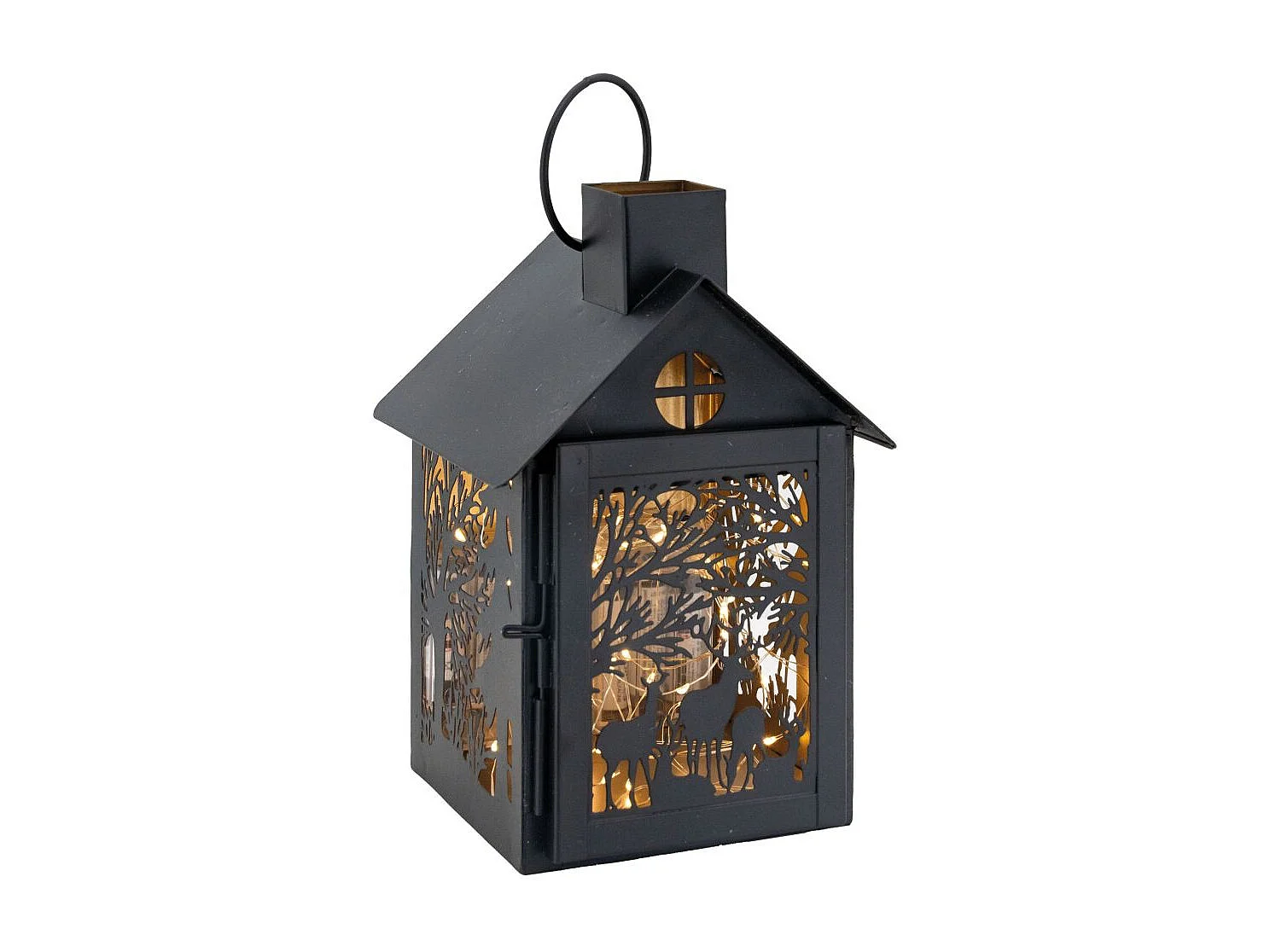 Lanterne en métal Maison Cerf