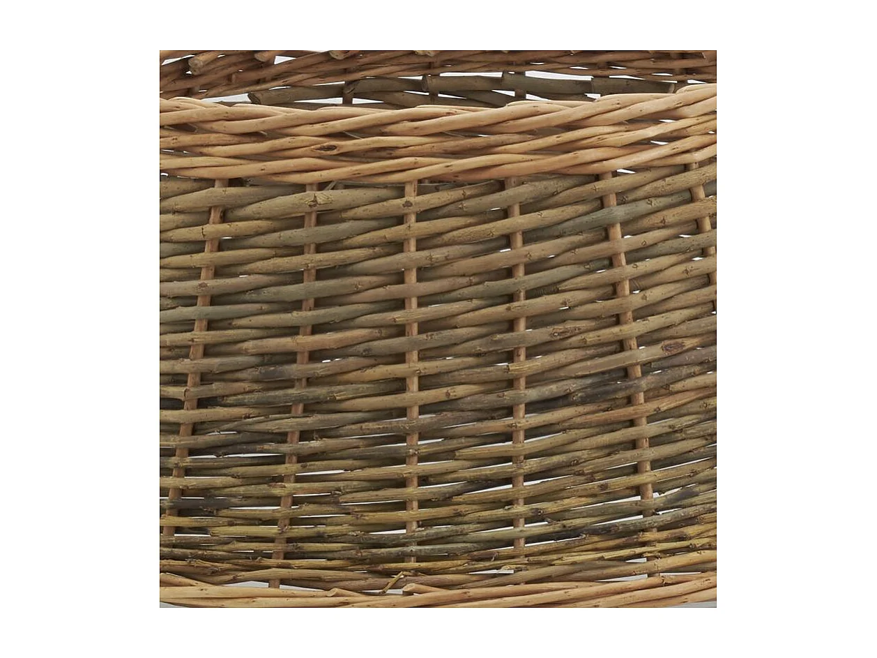 Cache-pied de sapin en osier 2 tons