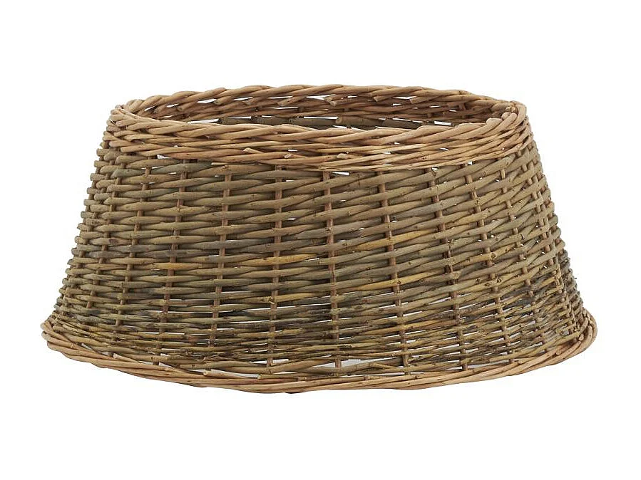 Cache-pied de sapin en osier 2 tons