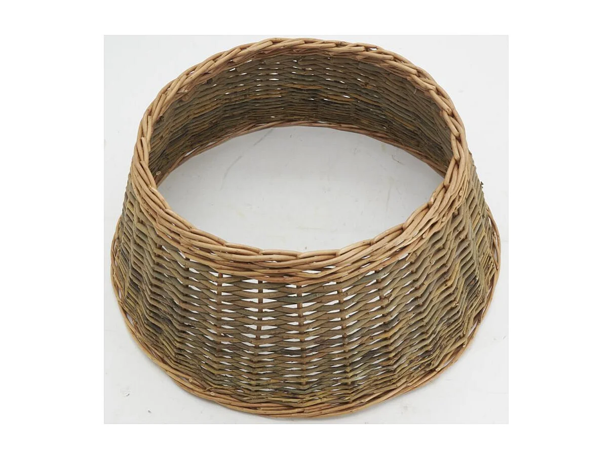 Cache-pied de sapin en osier 2 tons