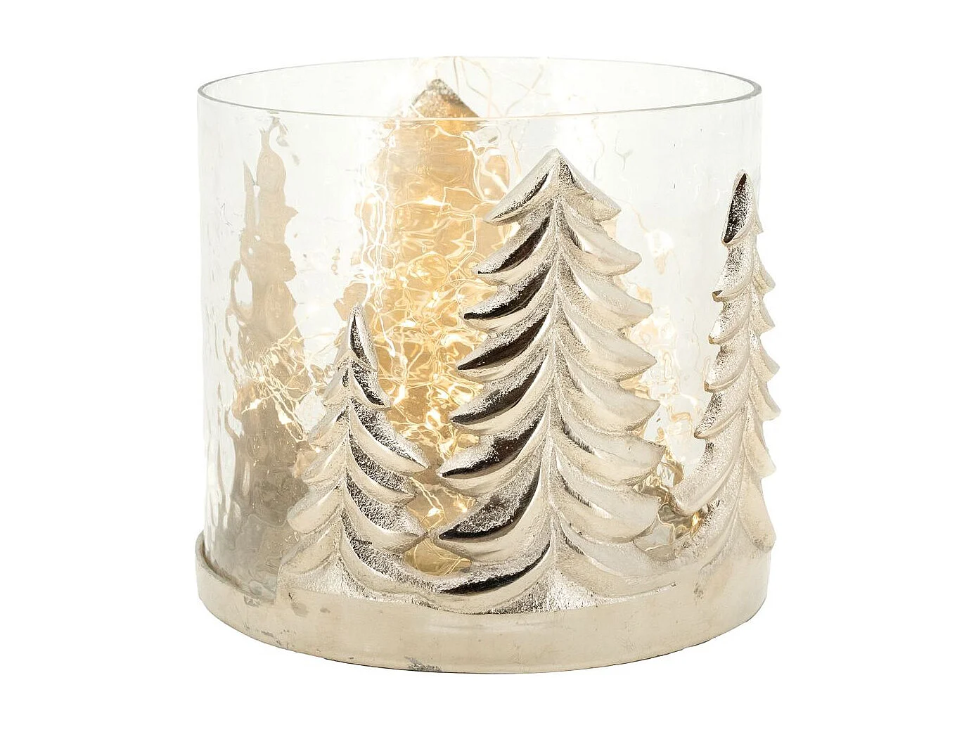 Photophore en aluminium  Grand Modèle