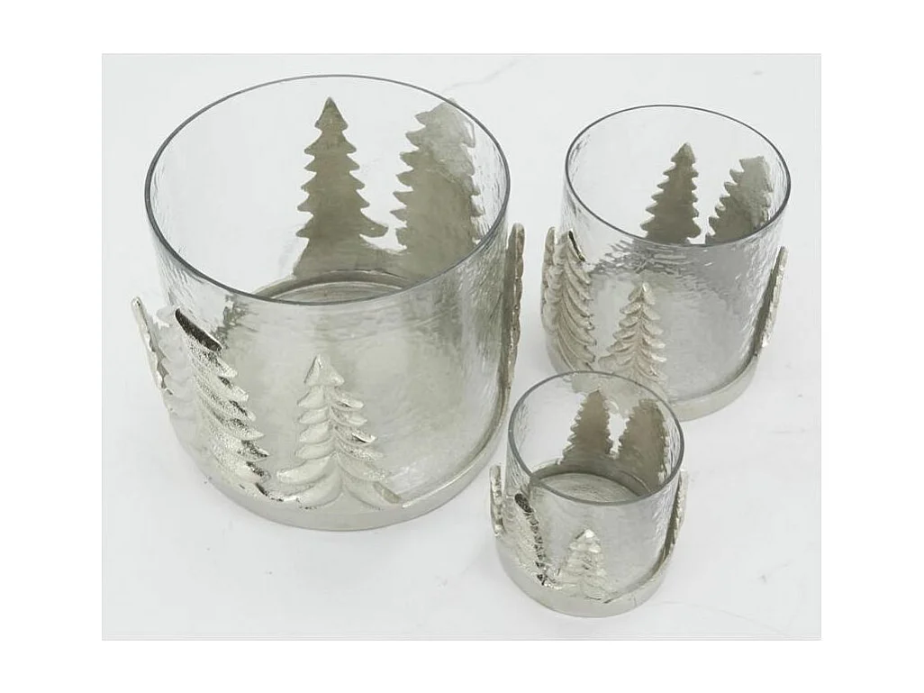 Photophore en aluminium  Petit Modèle