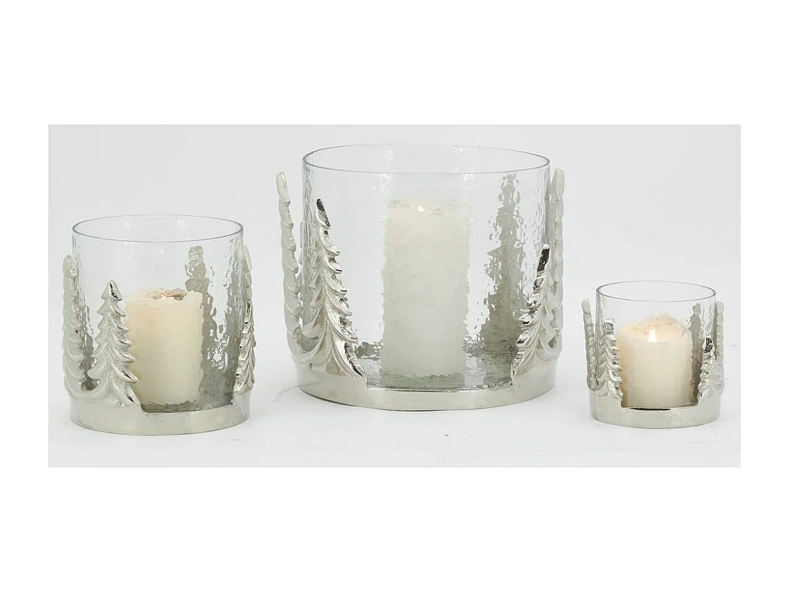 Photophore en aluminium  Petit Modèle