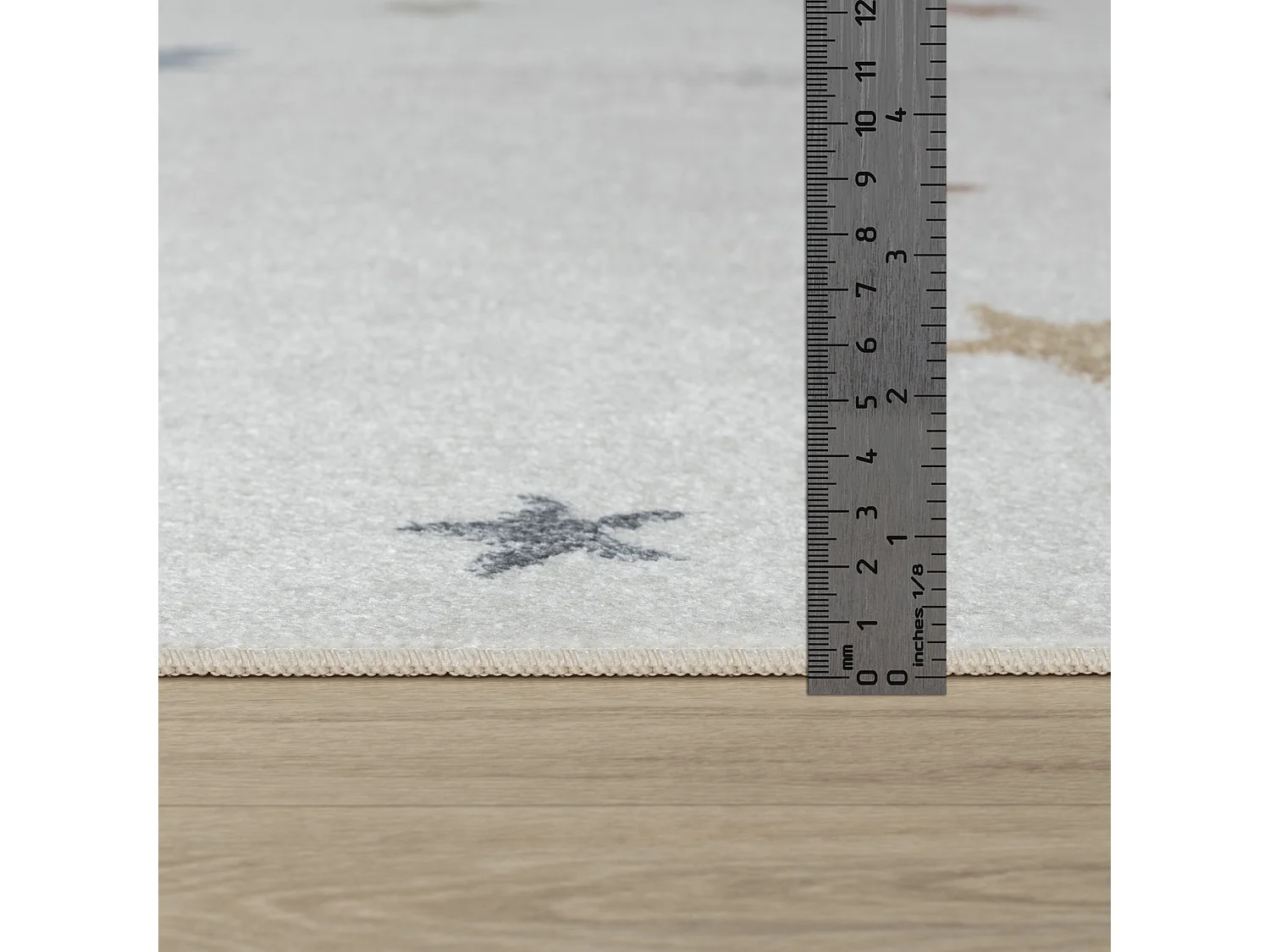 Tappeto Bambini Lavabile Stelle - Multicolore/Beige - 80x150cm - STELLA