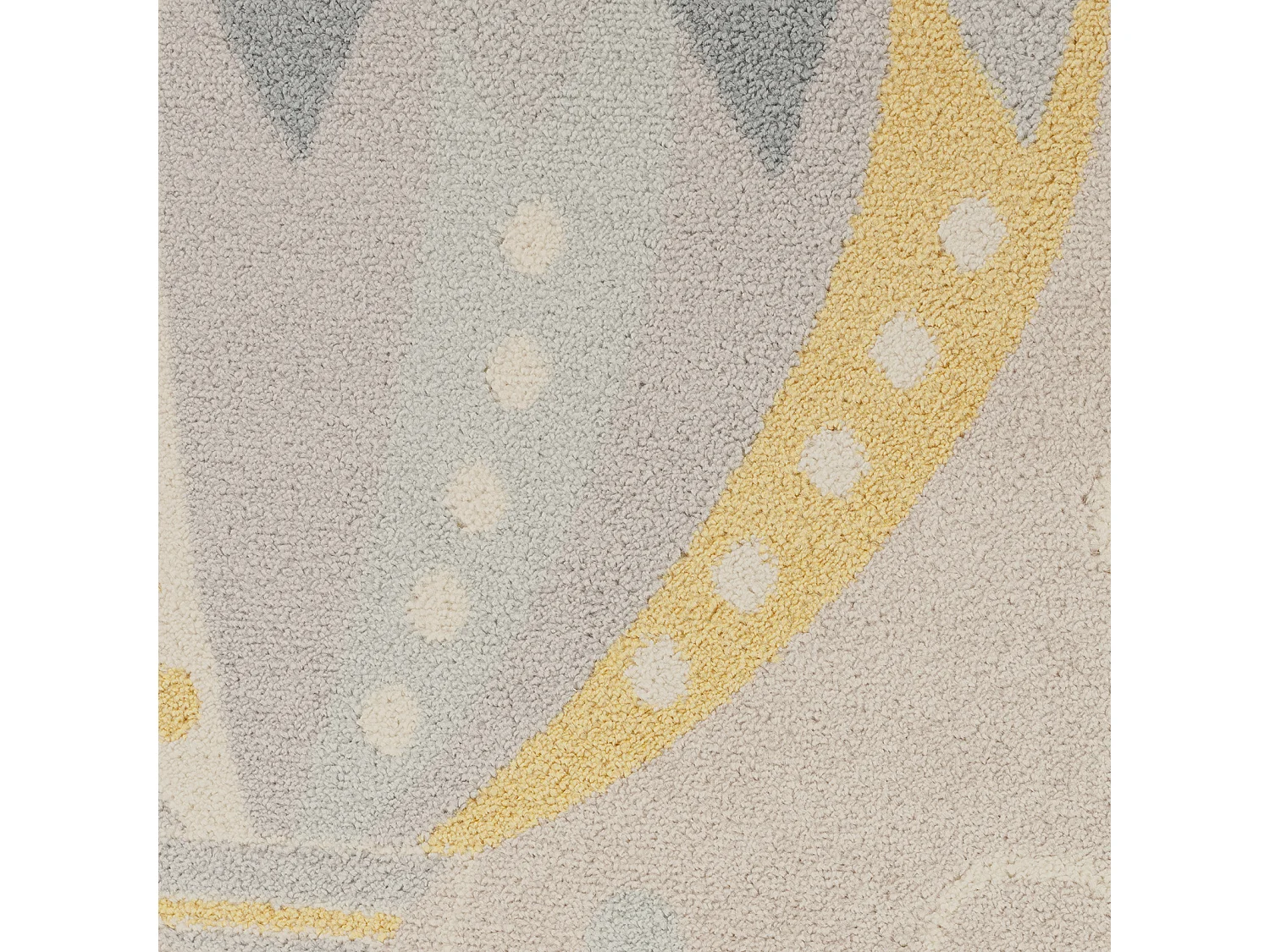 Tapis Enfant Montgolfière Nuages - Multicolore/Gris - 80x150cm - MONTY