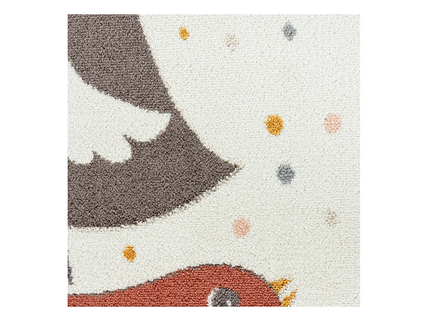 Tapis Enfant Oiseaux - Jaune/Bleu/Marron - 120x170cm - PIOUPIOU