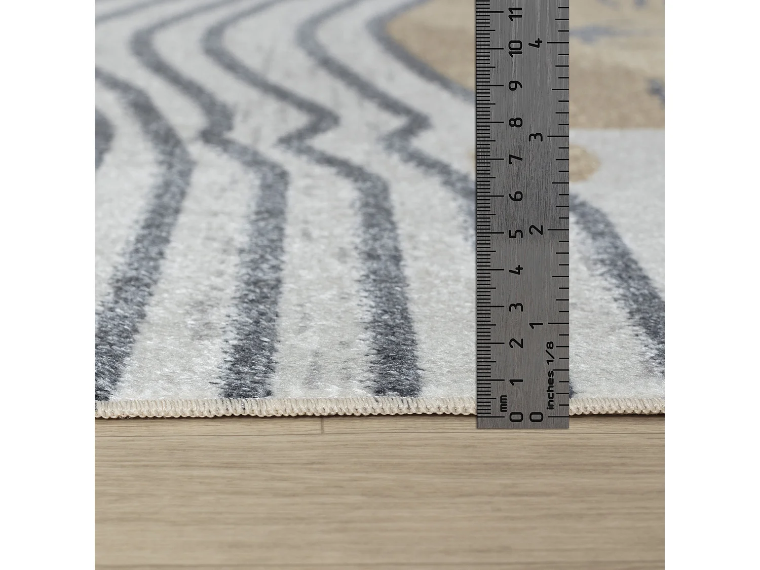 Tapis Enfant Lavable en Machine Chat - Brun/Beige - 120x170cm - CATNAP