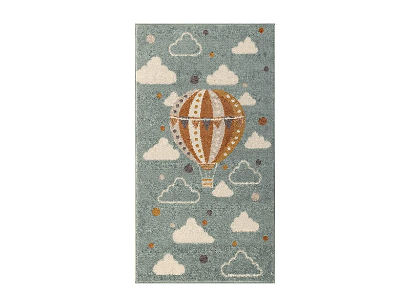 Tappeto Bambini Mangolfiera Nubole - Multicolor/Blu - 80x150cm - MONTY