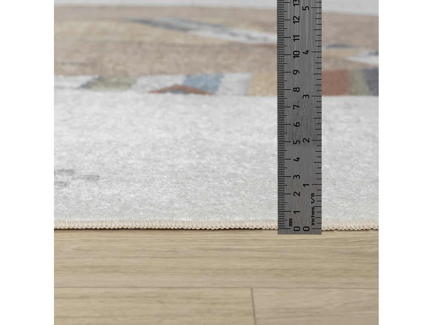 Tapis Enfant Lavable en Machine Ours Indien - Beige/Brun - 120x170cm - OURSIGENE