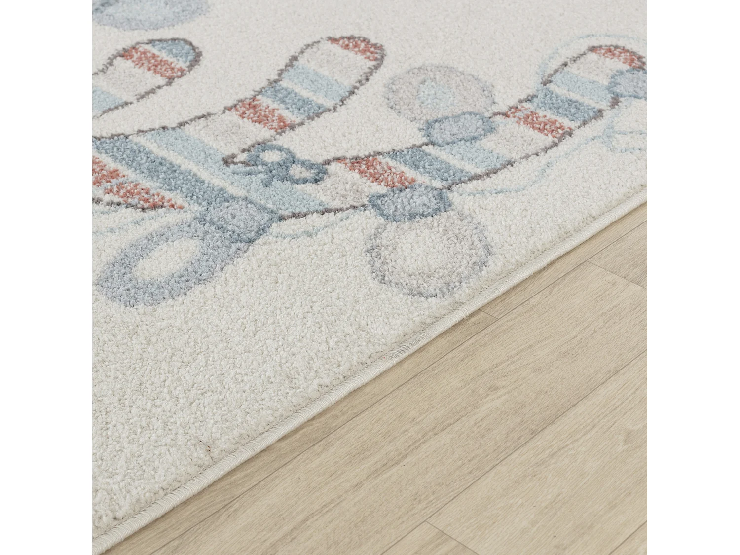 Tapis Enfant Caribou - Multicolore/Bleu - 160x213cm - DINGO