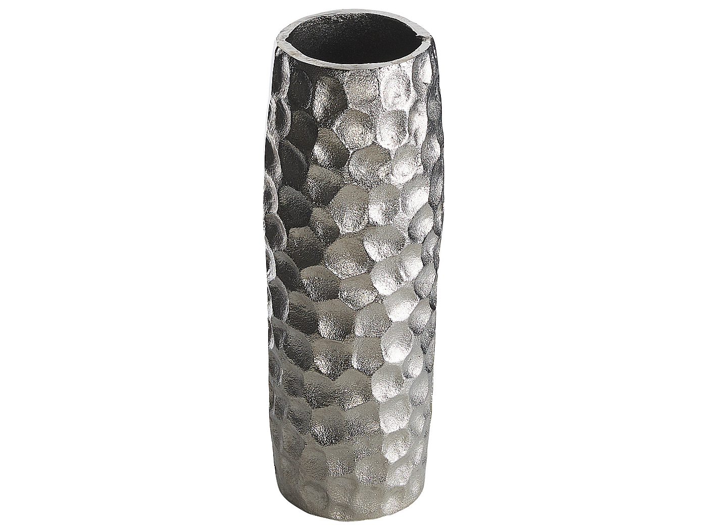 Ravissante paire de vases en métal argenté - Dans de beaux draps