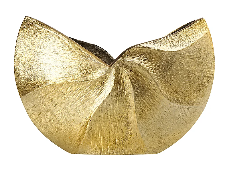 Jarro de flores HATTUSA Metal 26 cm Dourado