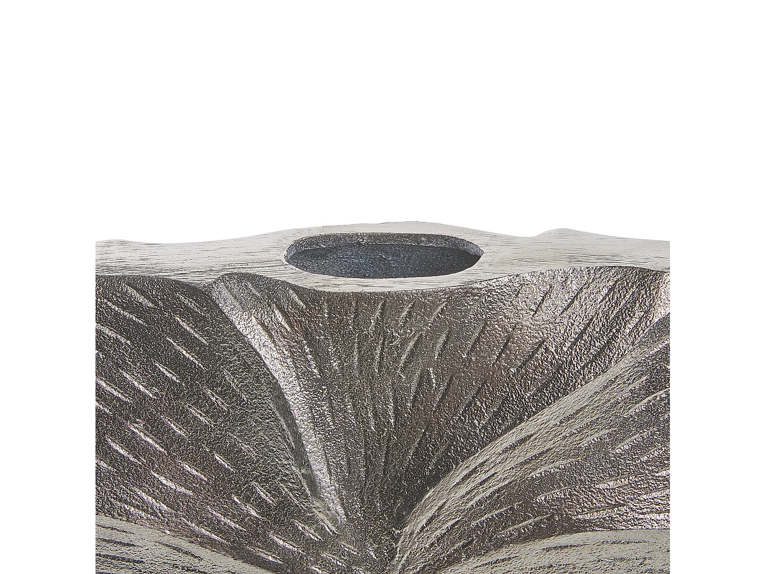 Vase à fleurs URGENCH Métal 21 cm Argenté