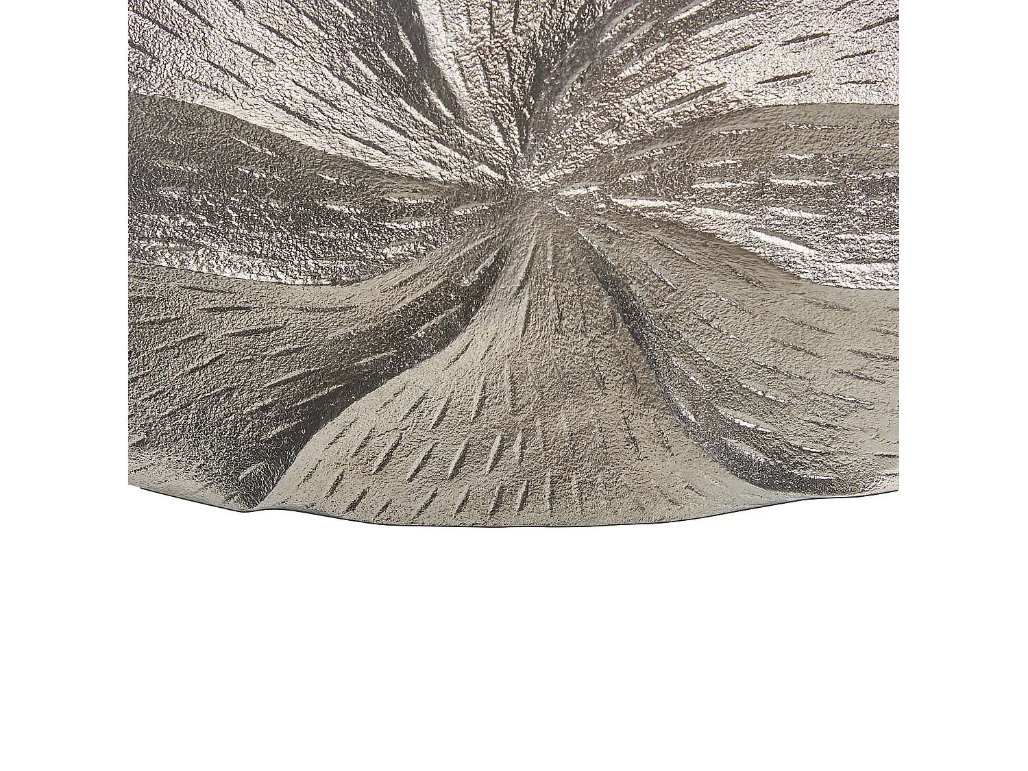 Vase à fleurs URGENCH Métal 21 cm Argenté