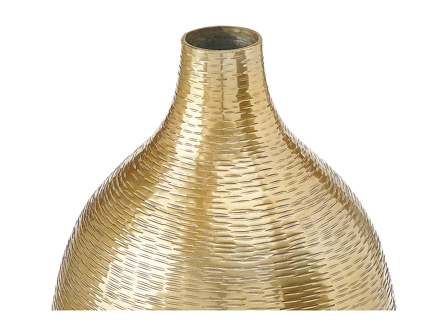 Vase à fleurs MOHENJO Métal 32/35 cm Doré