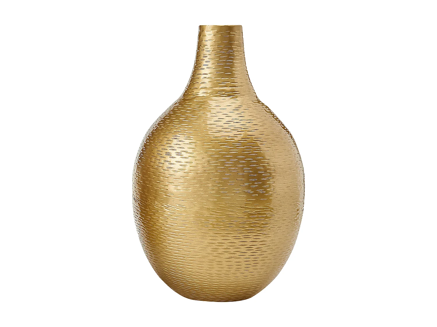 Vase à fleurs MOHENJO Métal 32/35 cm Doré