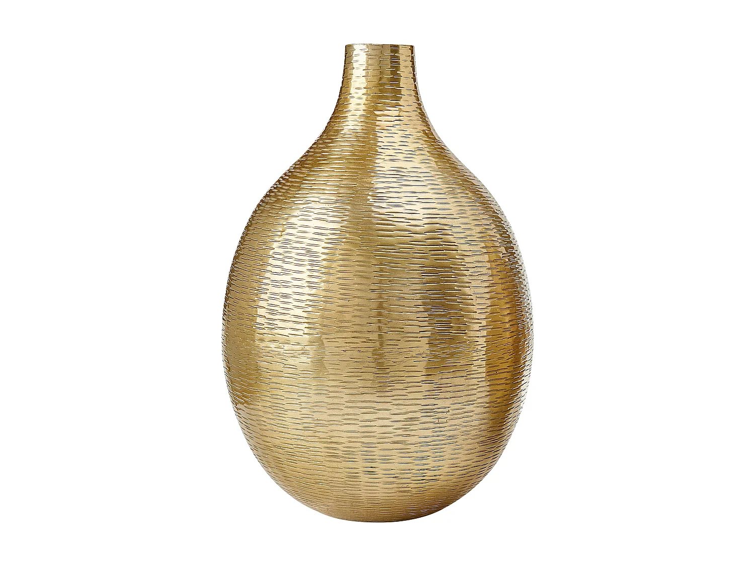Vase à fleurs MOHENJO Métal 32/35 cm Doré