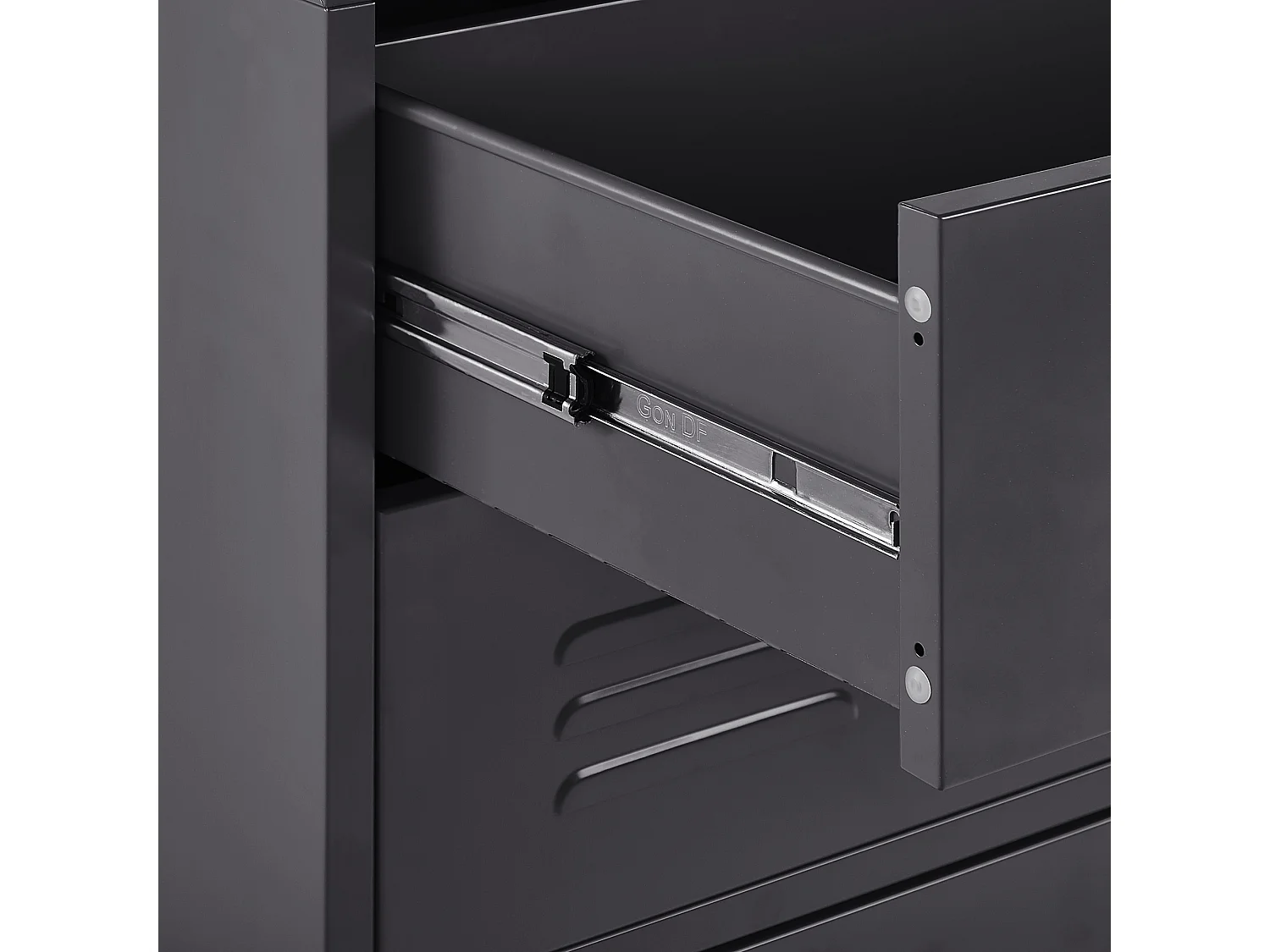 Meuble à tiroirs ENAGO Métal Noir