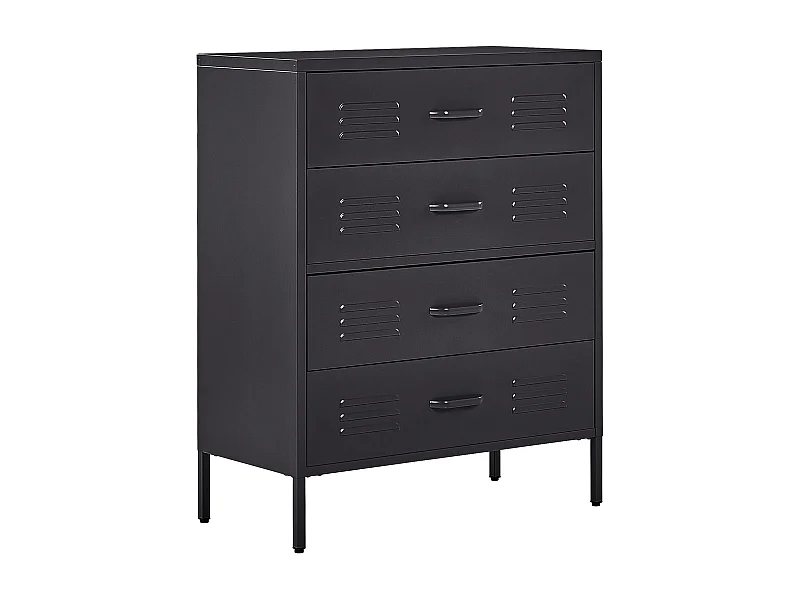 Ladekast ENAGO Metaal Zwart