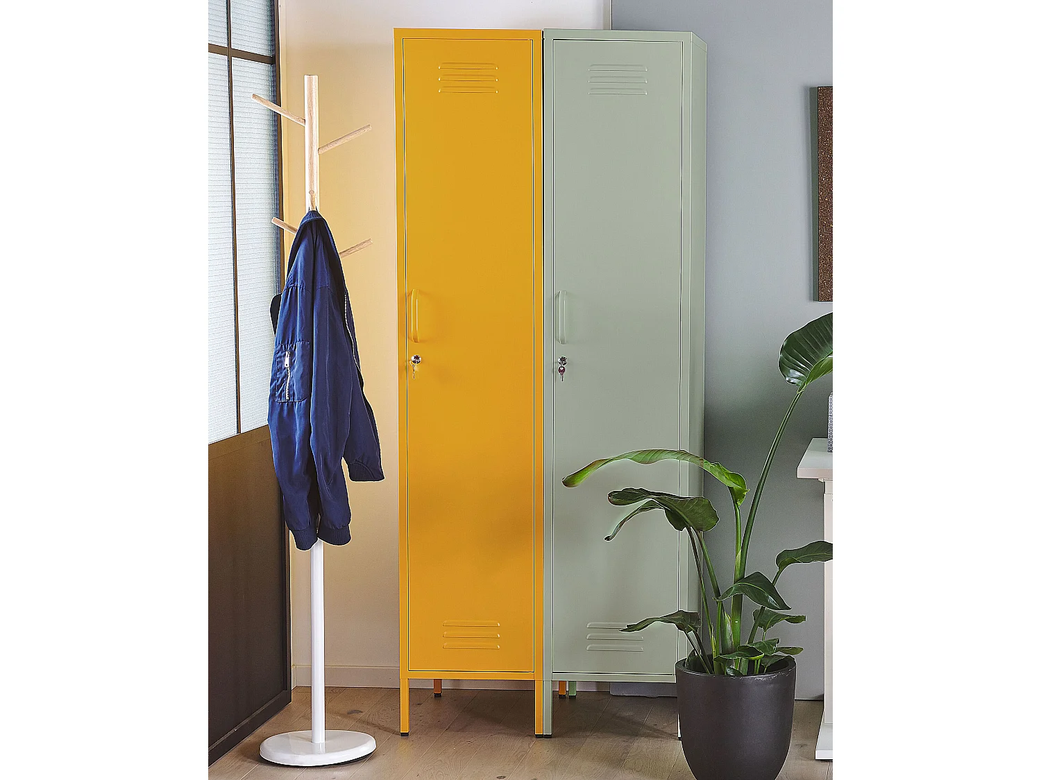 Meuble de rangement FROME Métal Vert clair