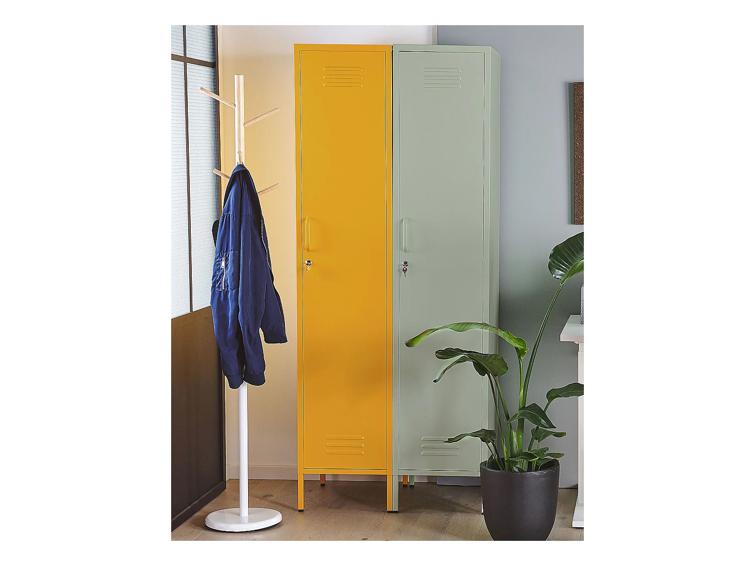 Meuble de rangement FROME Métal Jaune