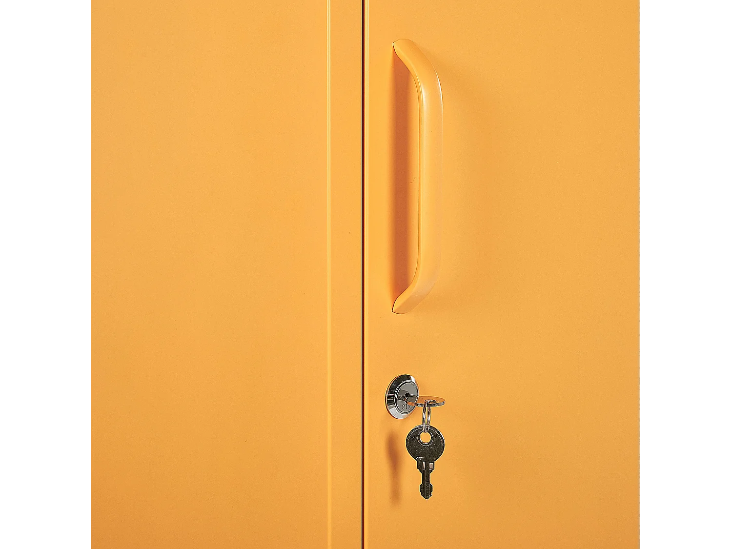 Büroschrank FROME Metall Gelb