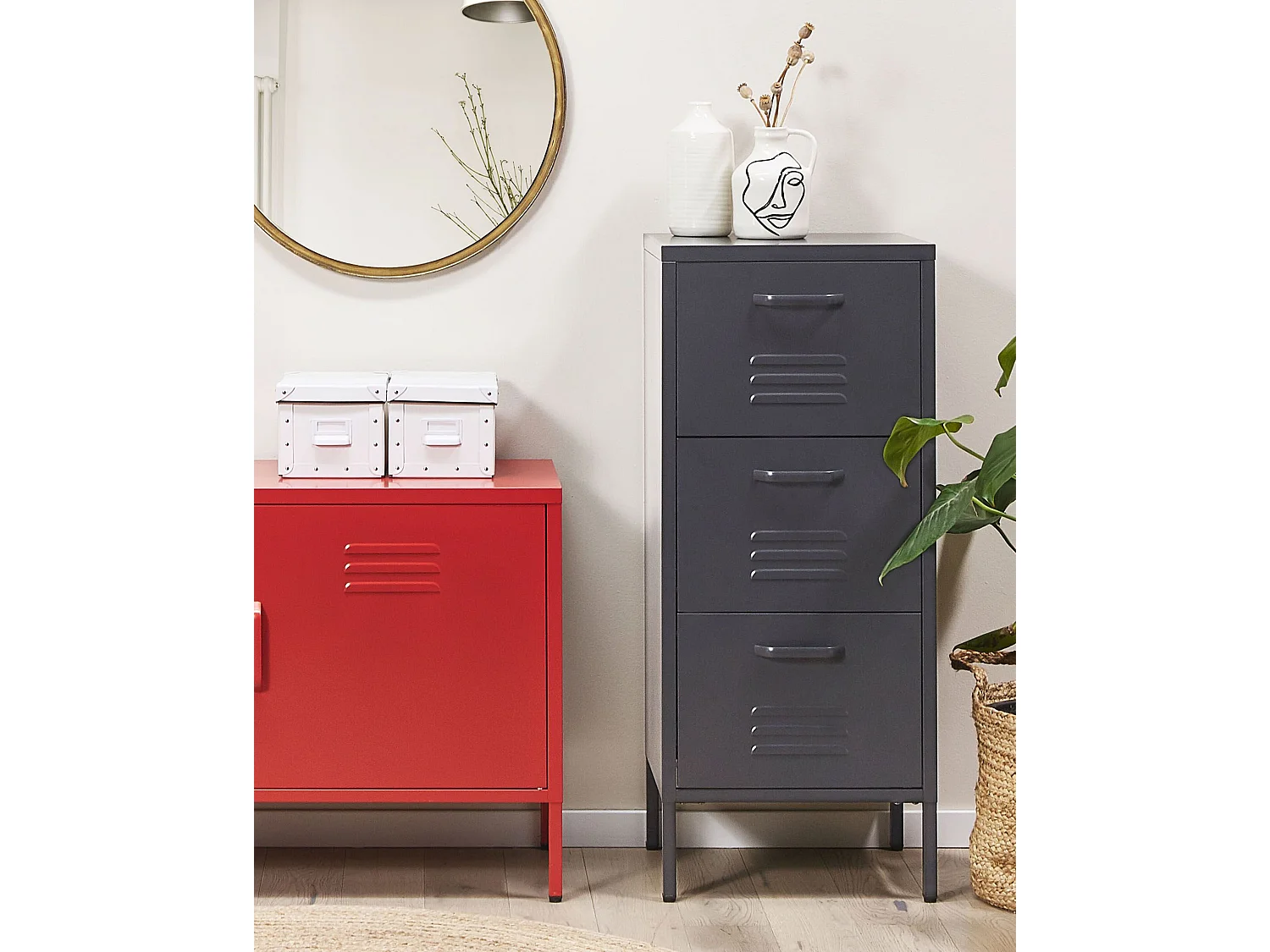 Kantoorkast WOSTOK Metaal Zwart