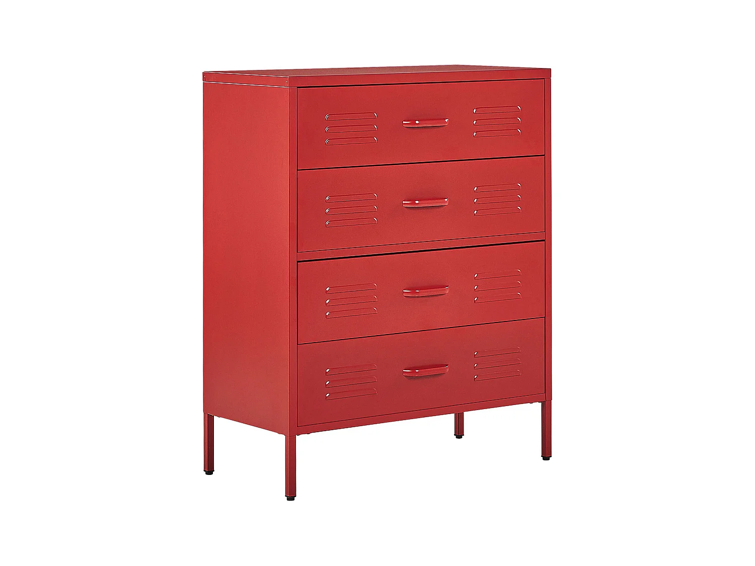 Meuble à tiroirs ENAGO Métal Rouge