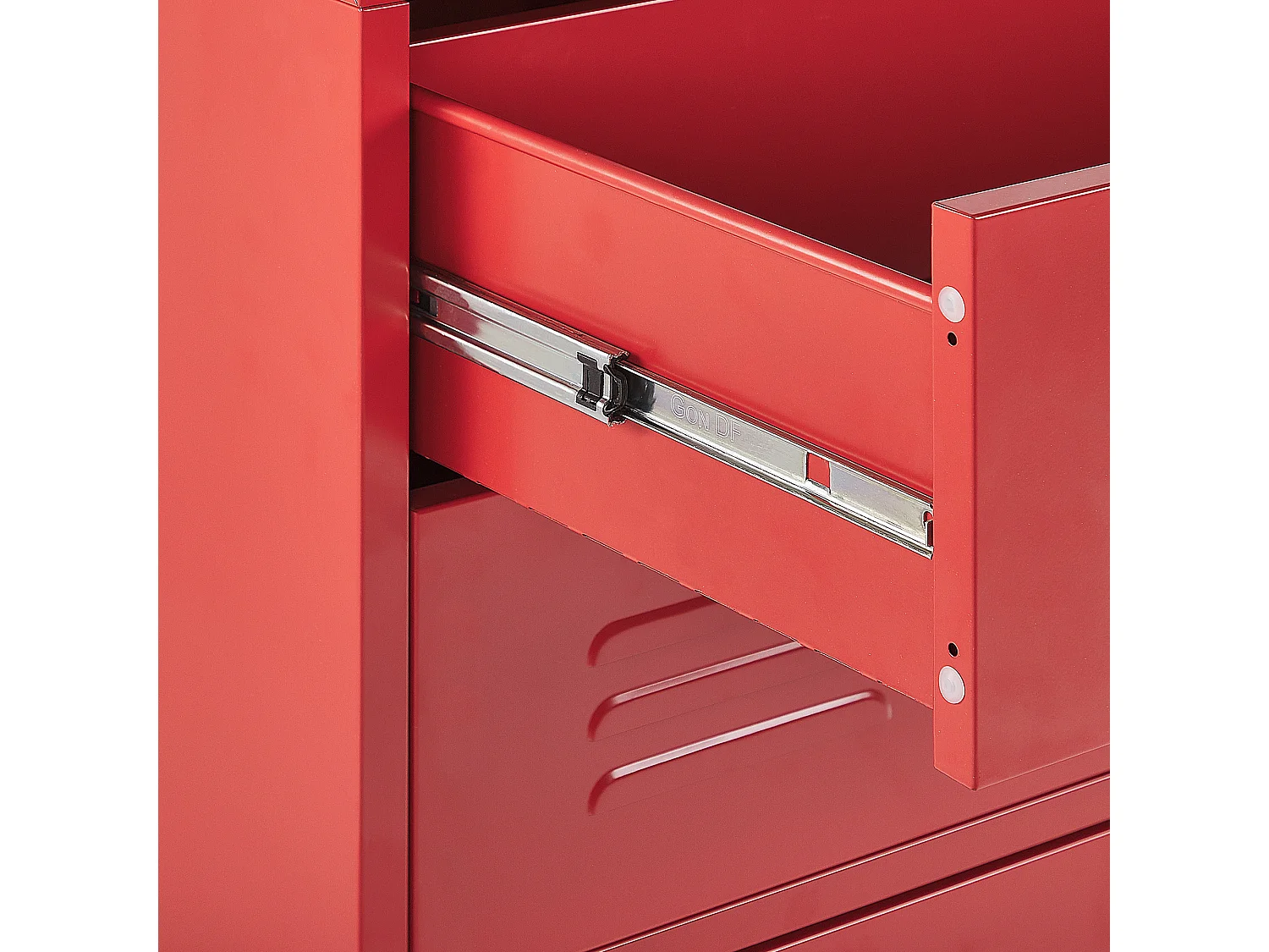 Meuble à tiroirs ENAGO Métal Rouge