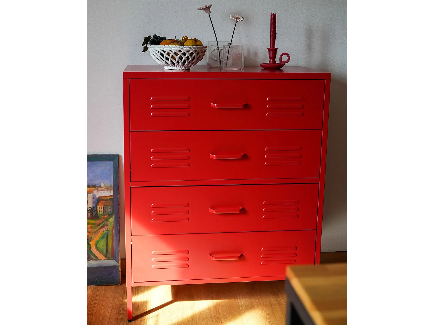 Ladekast ENAGO Metaal Rood