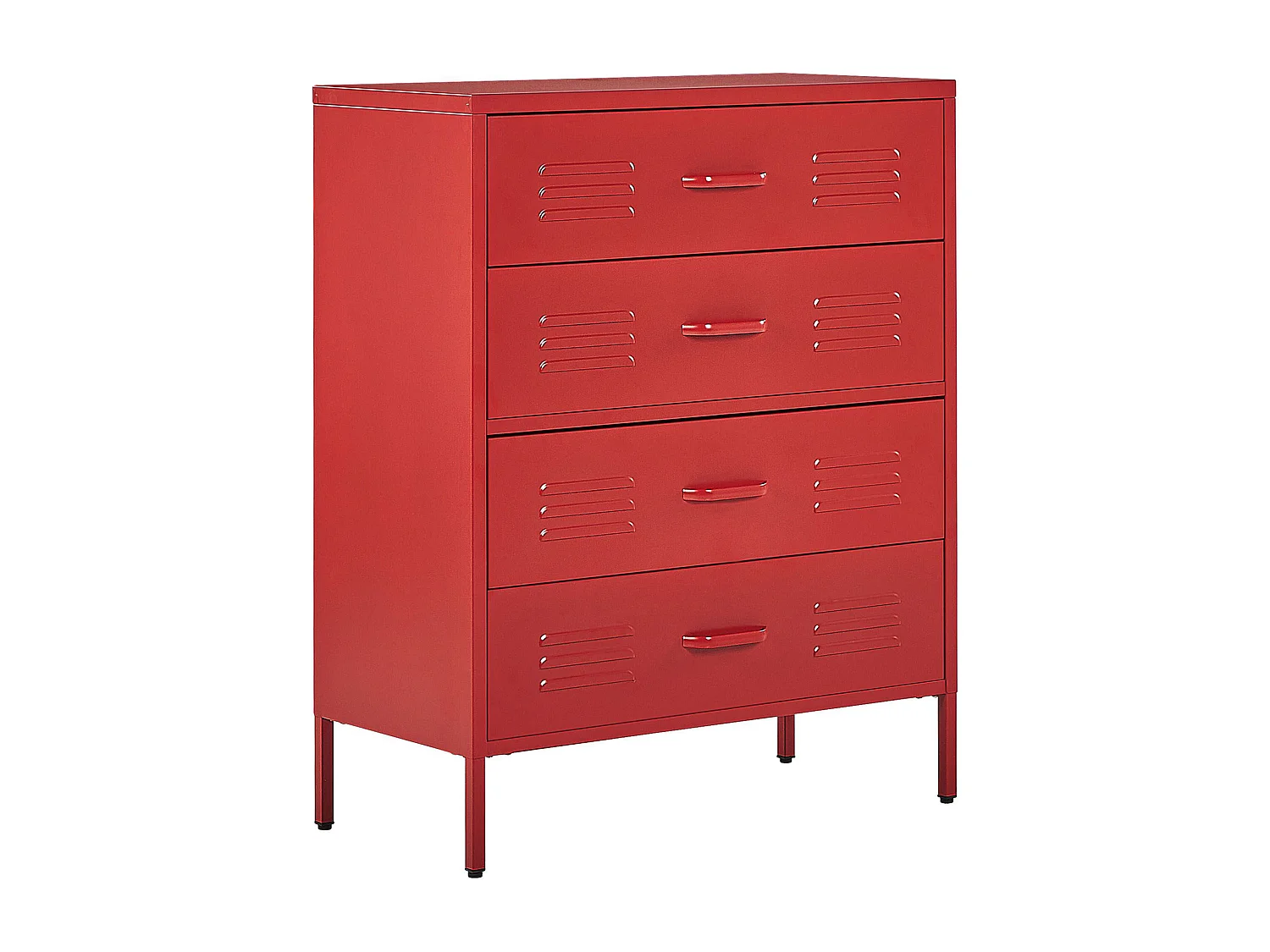 Meuble à tiroirs ENAGO Métal Rouge