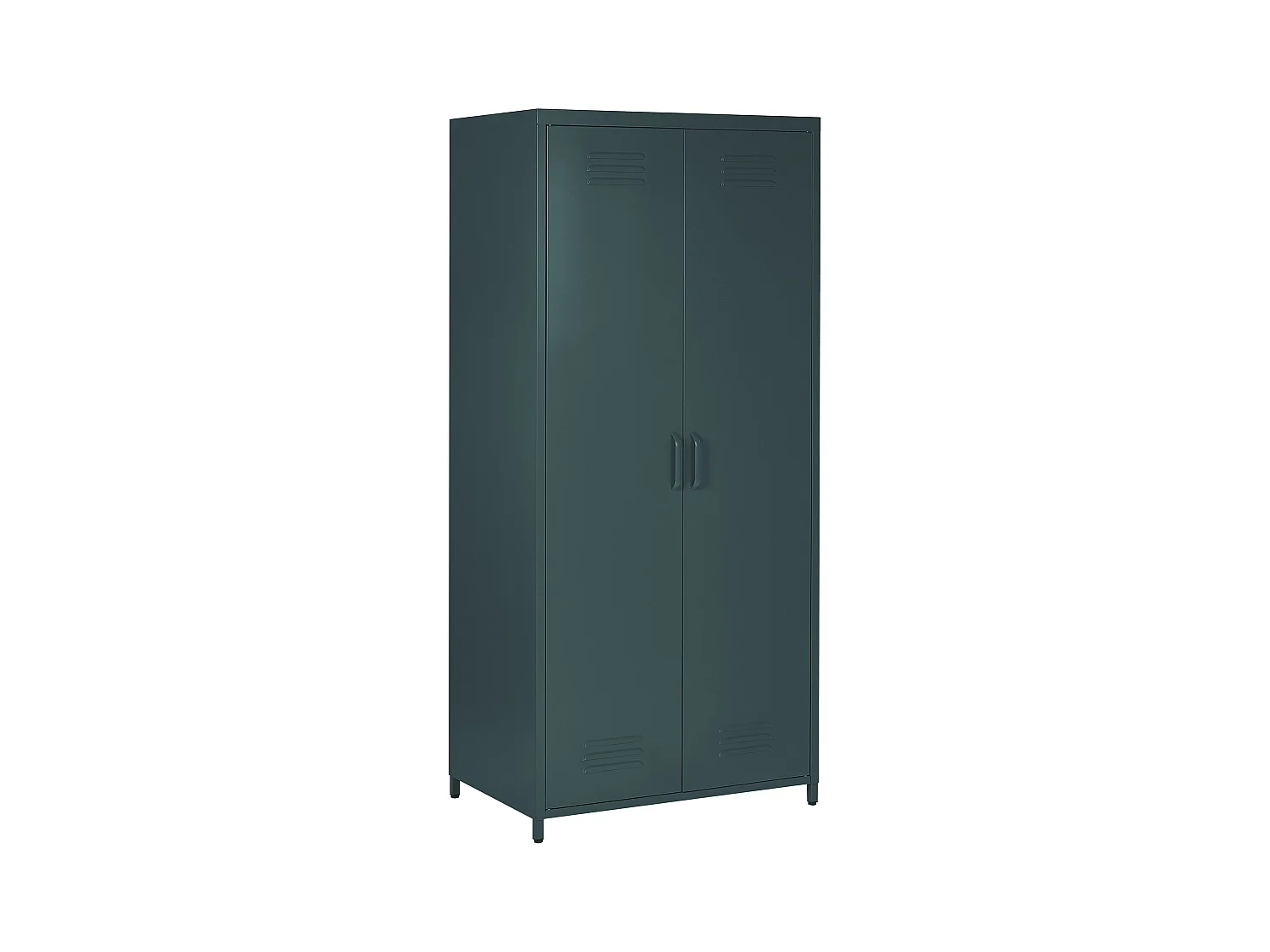 Meuble de rangement VARNA Métal Gris foncé