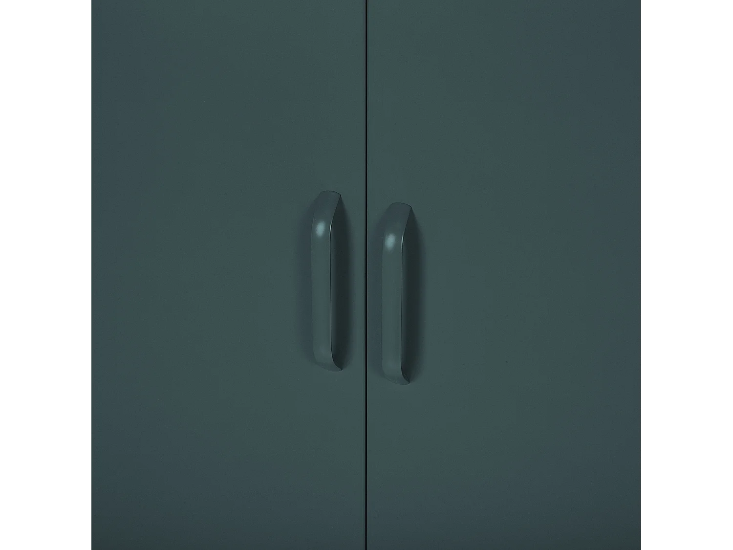 Meuble de rangement VARNA Métal Gris foncé