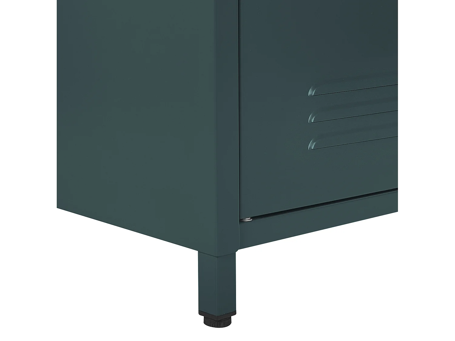 Meuble de rangement VARNA Métal Gris foncé