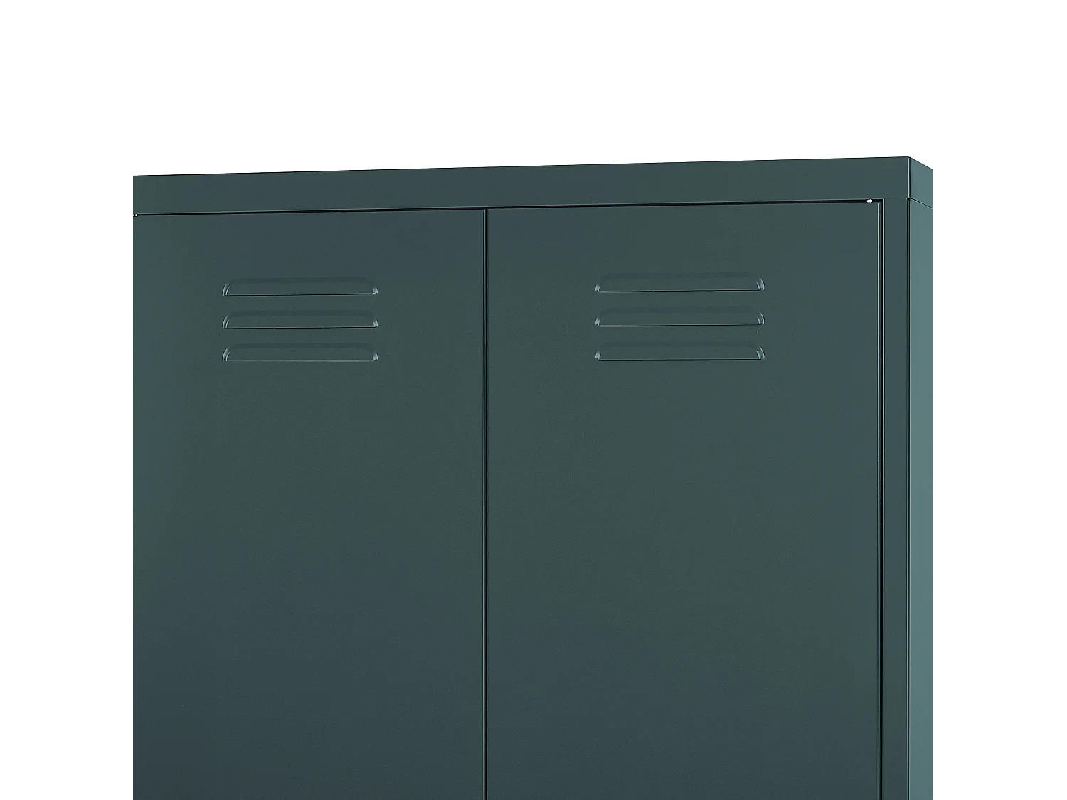 Meuble de rangement VARNA Métal Gris foncé