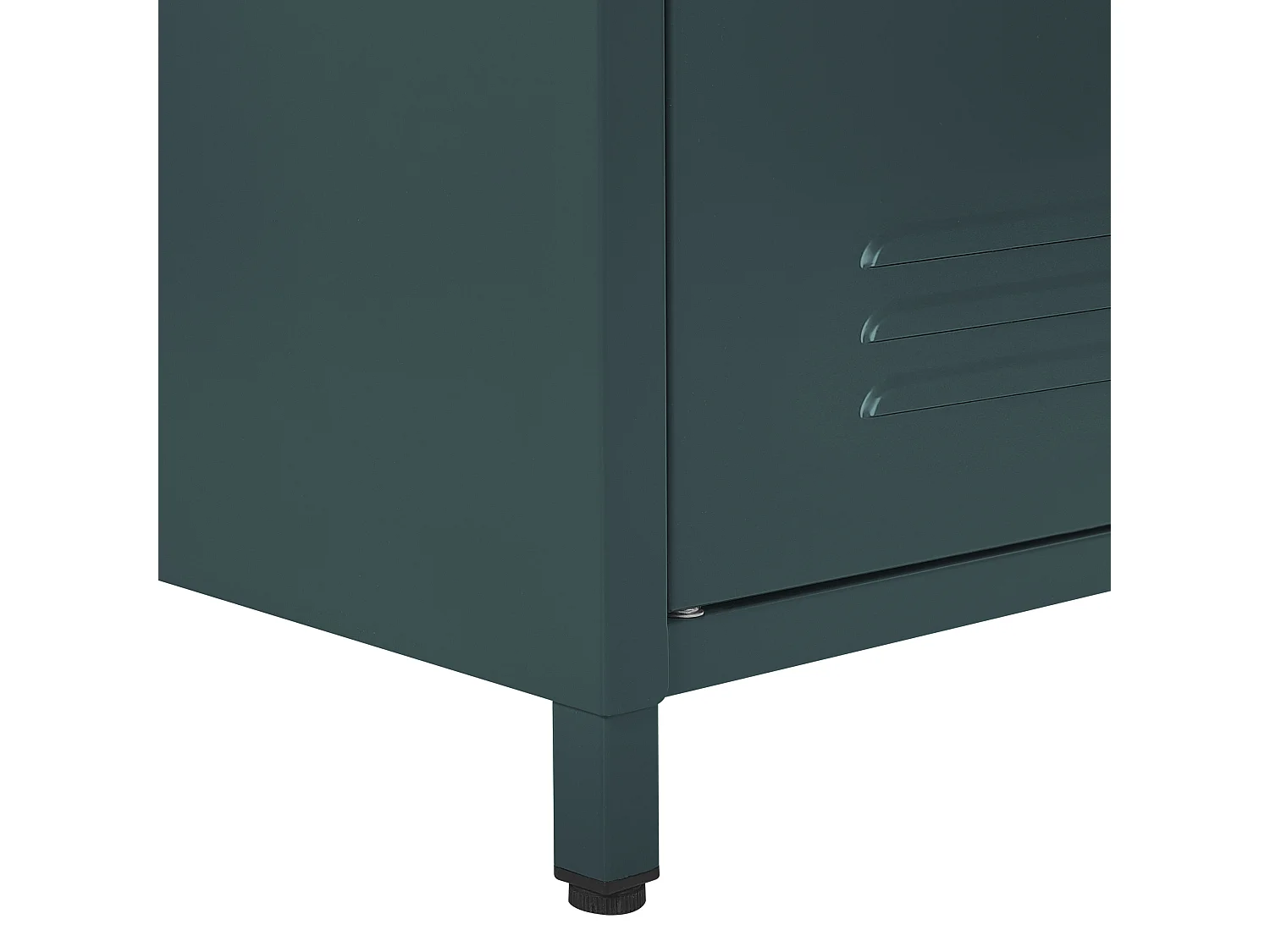 Meuble de rangement VARNA Métal Gris foncé