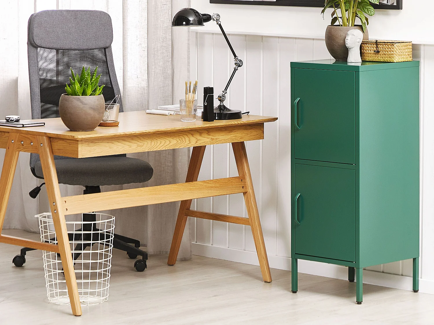 Meuble de rangement HURON Métal Vert