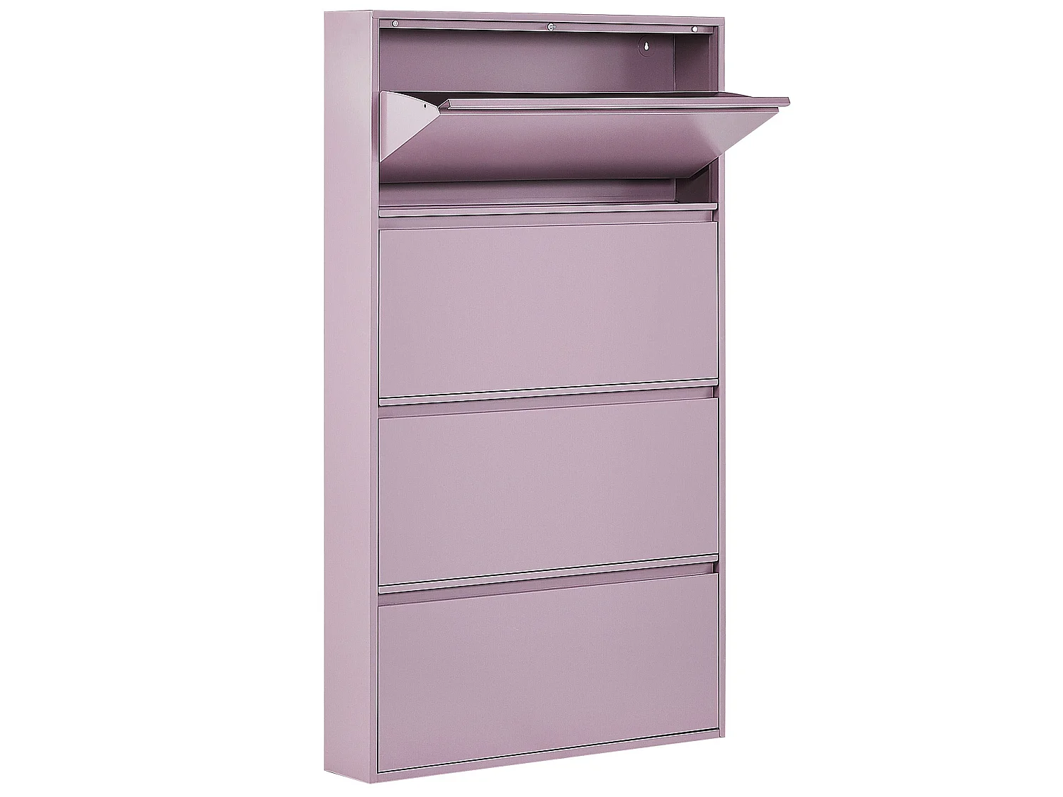 Meuble à chaussures 4 tiroirs violet TORRENS
