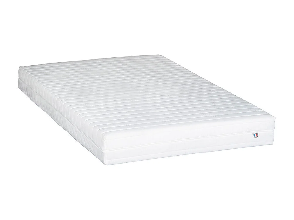 OLYMPE LITERIE | Ensemble KLO 90x190 cm | Matelas Mousse Haute Densité + Sommier Métal