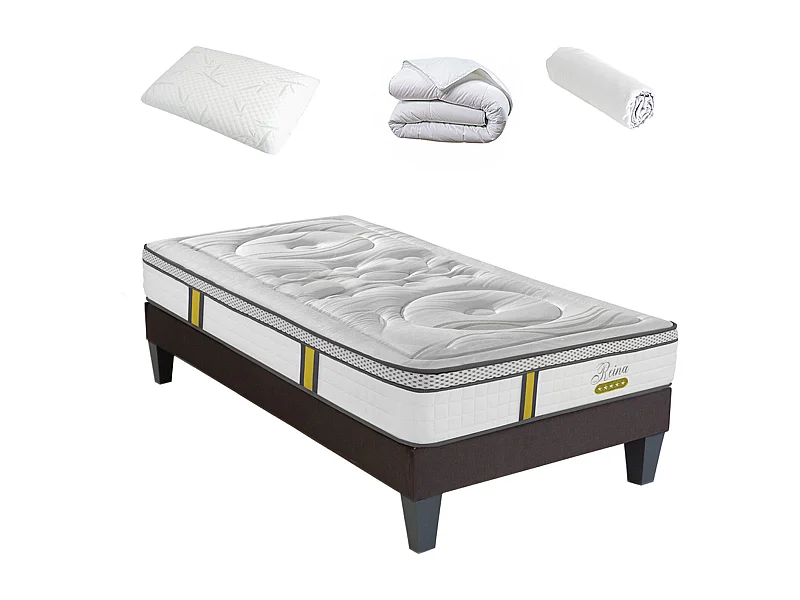 Pack Prêt à dormir avec matelas à ressorts ensachés
