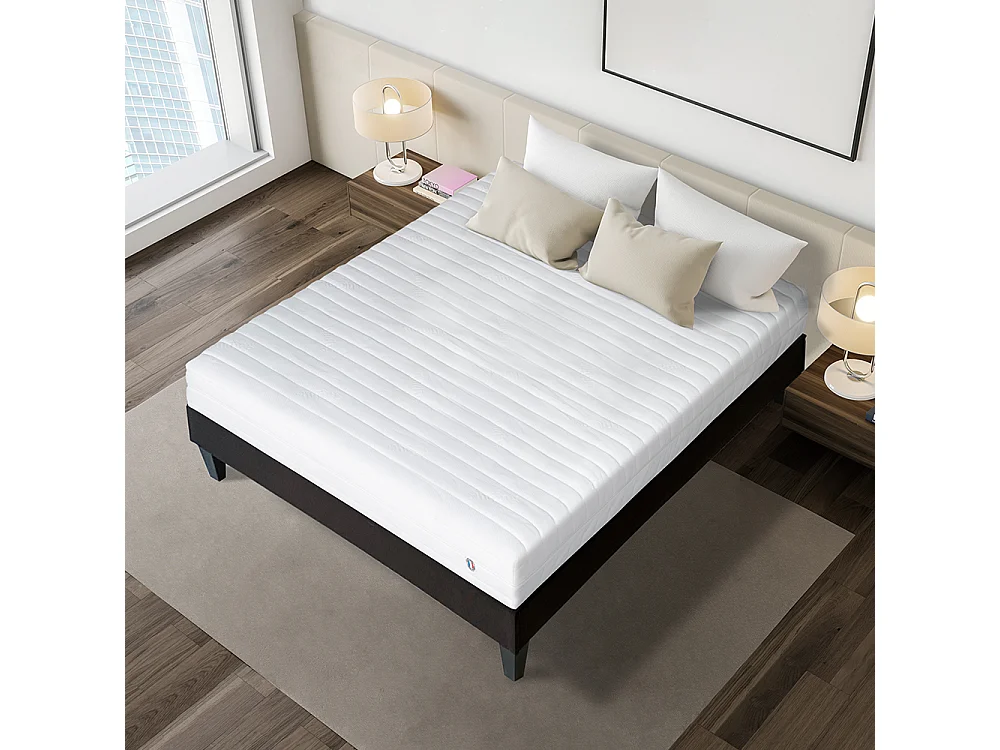 OLYMPE LITERIE | Matelas KLO 90x200 cm | Mousse Haute Densité
