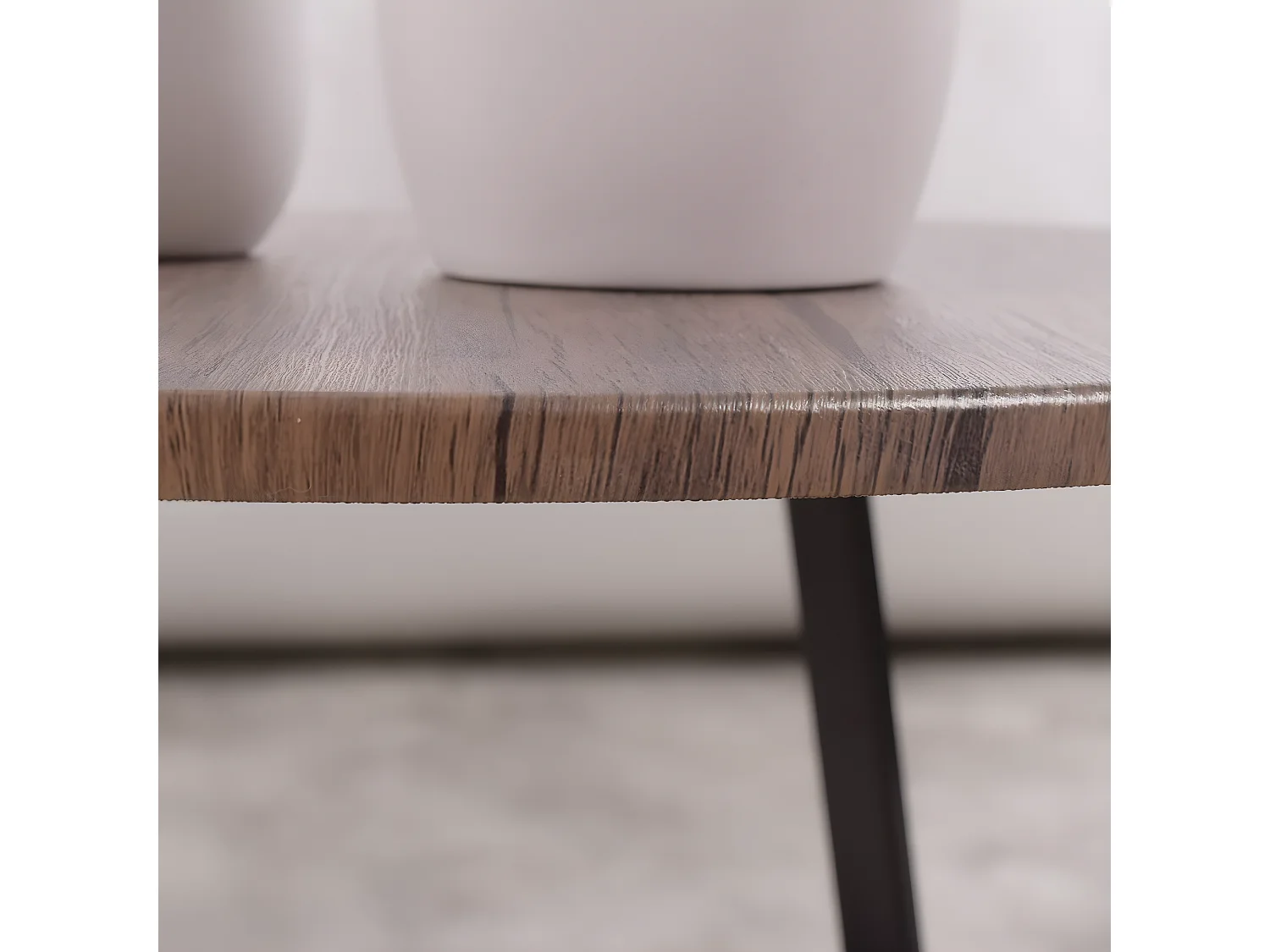 Bout de canapé moderne au style industriel KONYA 246T