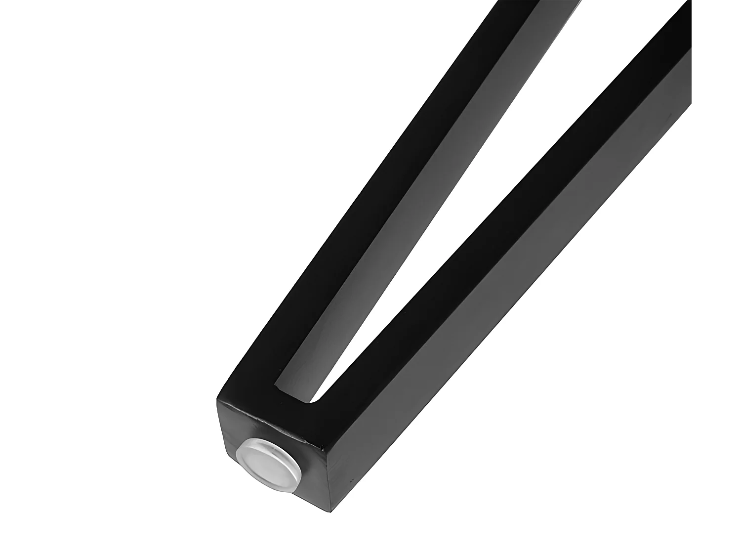 Ensemble de 3 tables gigognes au style industriel noir et bois KAUWHATA MDF HM