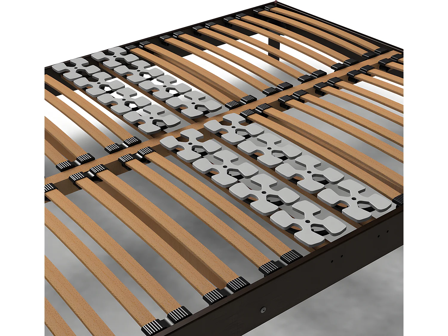 BELLECOUR LITERIE | Sommier lattes & plots KIT PLOTS 160x200 cm