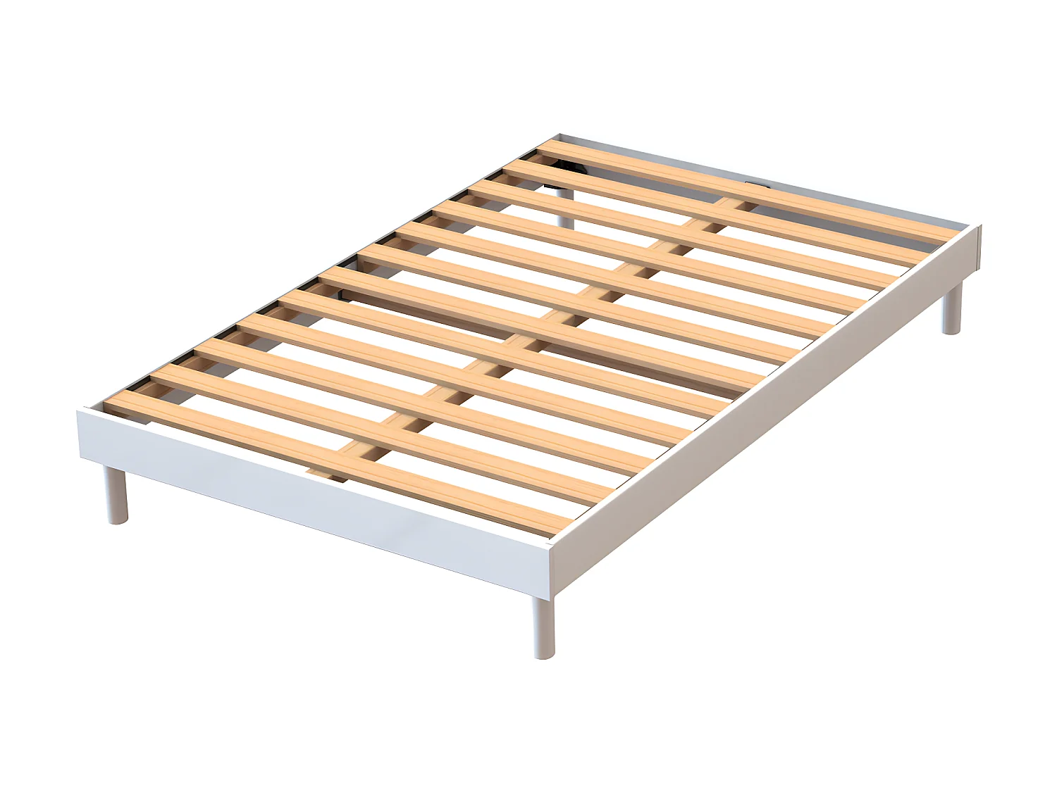 OLYMPE LITERIE | Sommier à lattes KIT EASY 160x200 cm blanc