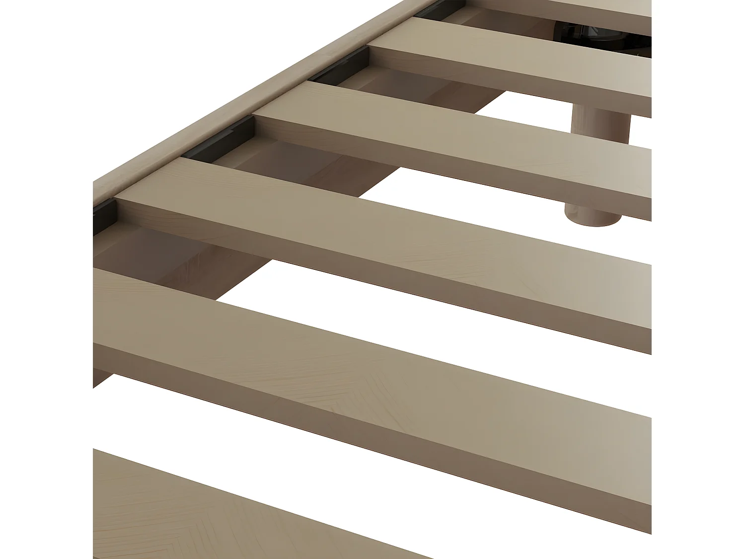 OLYMPE LITERIE | Sommier à lattes KIT EASY 160x200 cm blanc