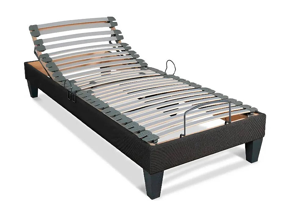 BELLECOUR LITERIE | Sommier électrique AMIRAL 80x200 cm | Lattes