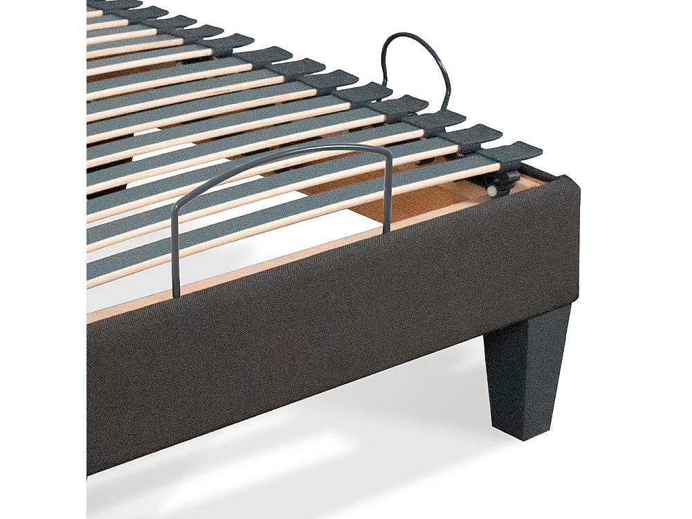 BELLECOUR LITERIE | Sommier électrique ROCHEREAU 80x200 cm | Lattes & Plots