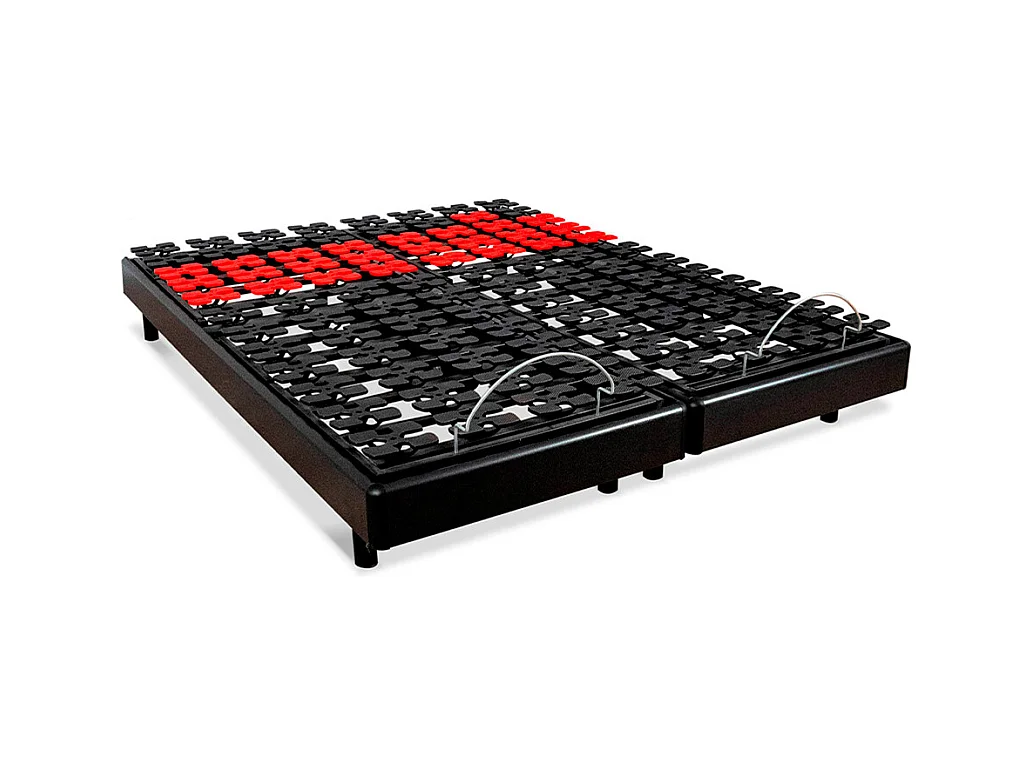BELLECOUR LITERIE | Jeu de 2 sommiers électriques SUPERFLEX 160x200 cm | Plots