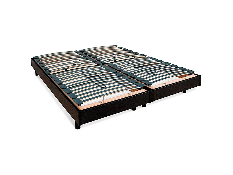 BELLECOUR LITERIE | Jeu de 2 sommiers électriques FLEX 140x190 cm | Lattes